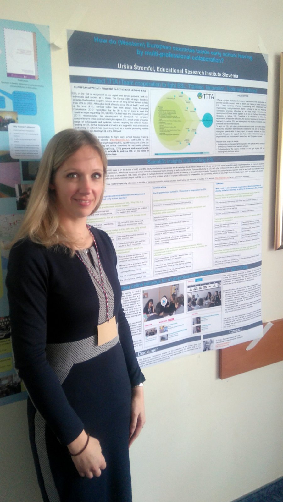 Urska Stremfel at the Conference "The primary colours of education "- Croatia